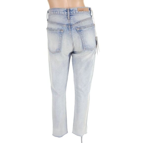 GRLFRND Karolina High-Rise Raw Edge Jeans 24 XXS Dont Cry Daddy $225 - Picture 9 of 16